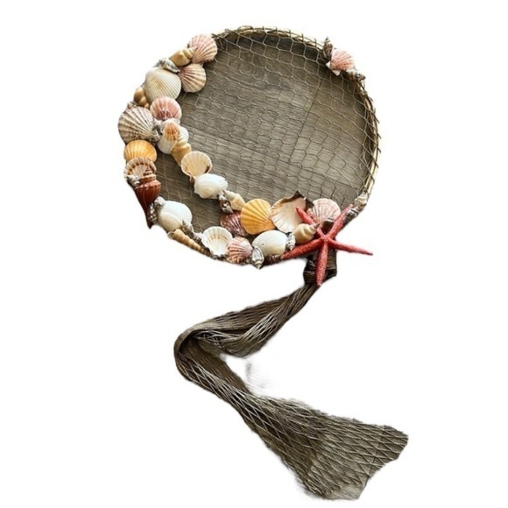 Seashell Nautical Dream Catcher Beach Coastal Home Wall Art Decor